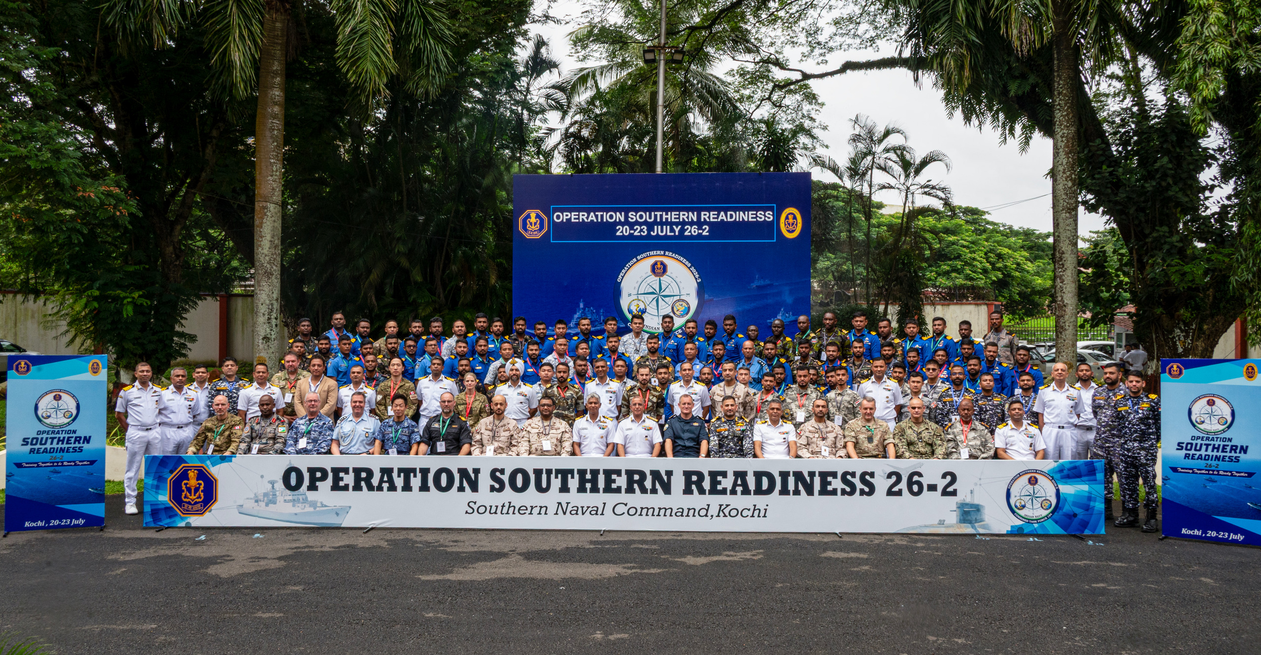 Indian Navy Hosted Operation Southern Readiness 26-2 at Southern Naval Command, Kochi